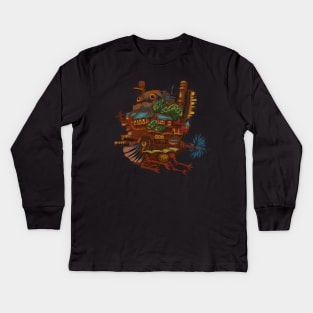 Moving castle Kids Long Sleeve T-Shirt